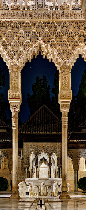 Alhambra Court of the Lions 01 by Weston Westmoreland Alhambra Court of the Lions 01 by Weston Westmoreland